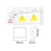 LED vypinac IR pohybovy