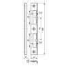 Protiplech K192 bily pozink nakres
