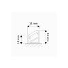 Led T18 krytka cerna leva tv