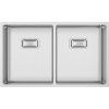Sinks dvoudřez BOX 740 DUO (Výpust 3  1/2" FI)