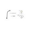 LED svetlo MODUS TOUCH 2xUSB cerna2