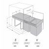 kos 2x20l medium 40 modul za dvirka tv