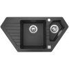 Sinks BRAVO 850.1 (Barva Černá granitová, Označení Granblack)
