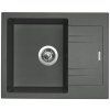 Sinks LINEA 600 N (Barva Černá granitová, Označení Granblack)