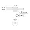 Elektro nabijecka cerna 2 x USB