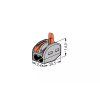 LED WAGO svorka 2 x 2,5 seda