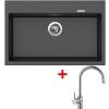 Set Sinks MAXIMO 780 metalblack a VITALIA