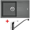 Set Sinks LINEA 780 + PRONTO chrom (Barva Černá metalická, Označení Metalblack)