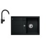 Blanco set METRA 45 S + MIDA SILGRANIT-Look (Barva Černá)