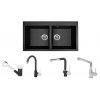 Set Sinks AMANDA 860 DUO Metalblack+ baterie (Barva Černá metalická, baterie VITALIA GR, Označení Metalblack)