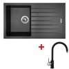 Set Sinks PERFECTO 860 + baterie (Barva Šedá metalická, Baterie VITALIA GR, Označení Titanium)