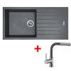 Set Sinks PERFECTO 1000 + baterie (Barva Černá metalická, Baterie VITALIA, Označení Metalblack)