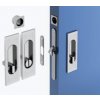 Zámek S - LOCK WC s obdelníkovými mušlemi (Barva Nikl kartáčovaný)