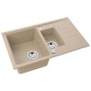 Kuchyňský dřez ALVEUS Intermezzo 70: (Barva Béžová, Označení Beige)