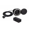 Design Light SAMBO BOX zapustna zasuvka 1 x 230V, 2 x USB a 1 x RJ45 cerna a kabel 1,8m2