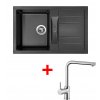 Set Sinks CRYSTAL 780 Metalblack+ baterie  + Dárek