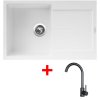 Set Sinks ULTIMA 790 + baterie ARCO černá matná (Barva Černá metalická, Označení Metalblack)