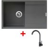 Set Sinks ULTIMA 790 + baterie ARCO černá matná (Barva Černá metalická, Označení Metalblack)