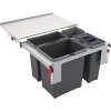 Odpadkovy kos FRANKE Sorter Garbo 60 3, 1x 8 l a1x 12 l a 1x 18l