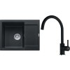 Franke dřez MRG 611-62  RTL + FC 6018 (Barva Černá, Označení Černá matná)