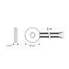 led vypinac 38mm se stmivacem TV