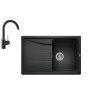 Set Blanco SONA 45 S + MIDA SILGRANIT-Look (Barva Antracit)