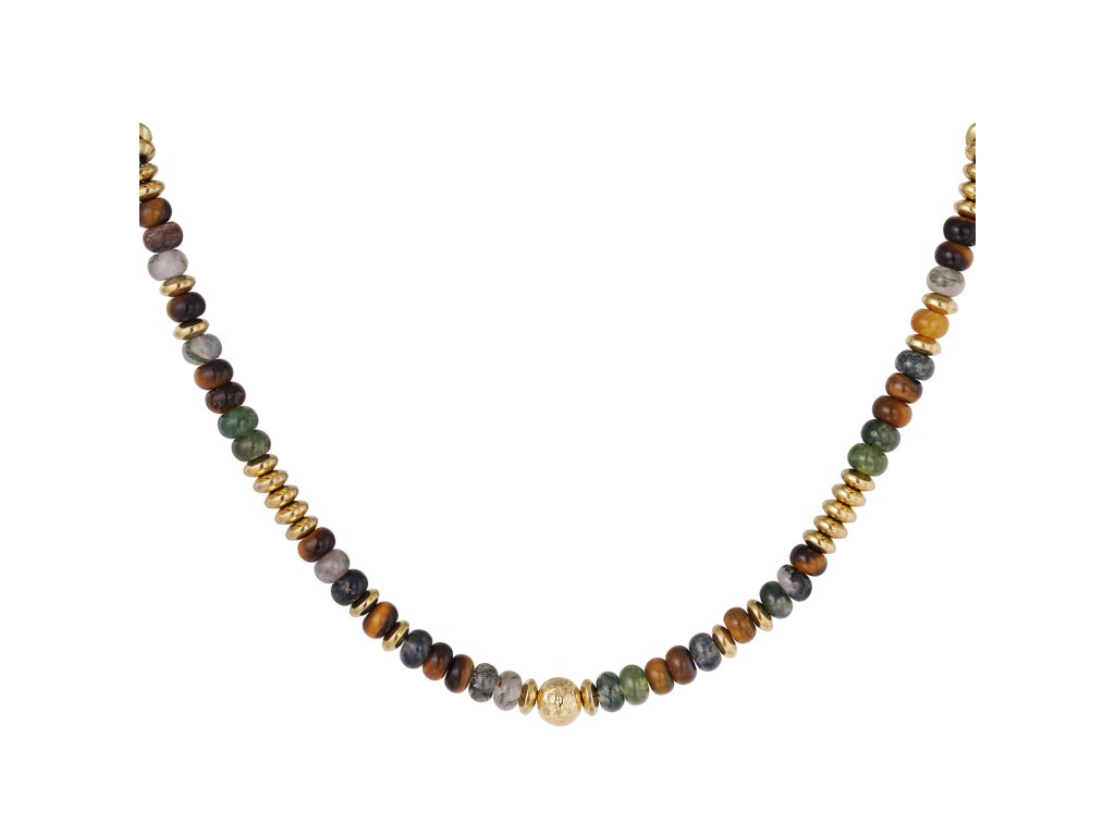 Náhrdelník LILY Brown Gold