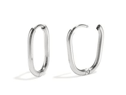 Náušnice SISI Oval Silver