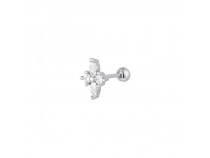 Piercing MEGGIE White Silver