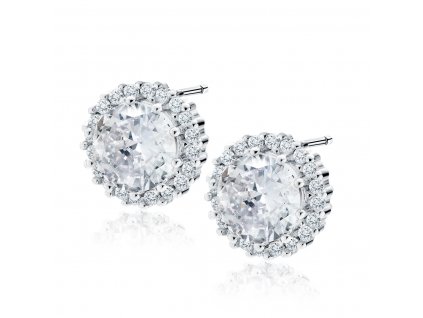 Stříbrné náušnice LUXURY 10 mm