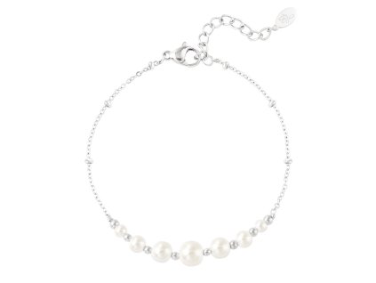 Náramek PEARL PARTY Silver