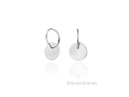 Stříbrné náušnice PATTY