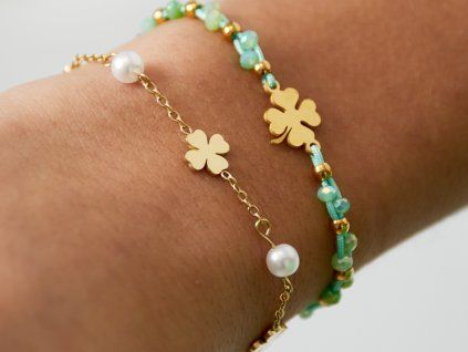 Náramek LUCKY PEARL Gold (2)
