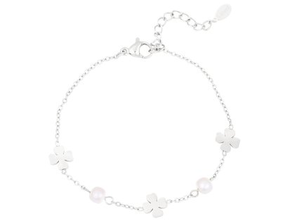 Náramek LUCKY PEARL Silver