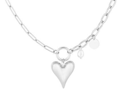 Náhrdelník CHAIN HEART Silver