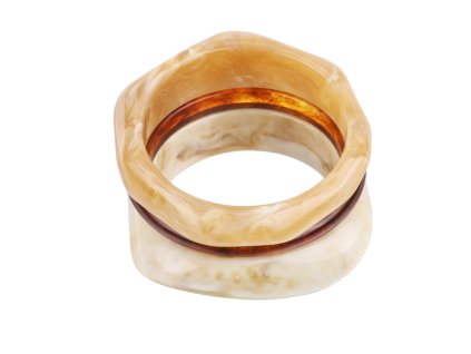Sada náramků BANGLE SUNSET Apricot