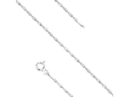 Stříbrný náramek Singapur 1,2 mm