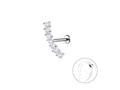 Titanová Labreta LUNA 1ks