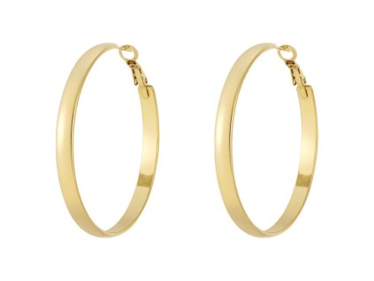 Náušnice kruhy THICK Gold (2)