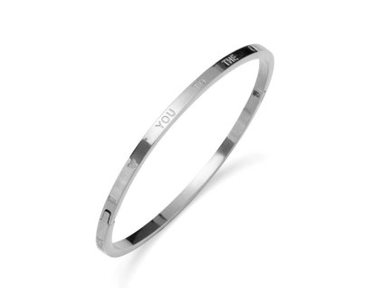 Pevný náramek I LOVE YOU TO THE MOON Silver