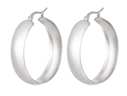 Náušnice kruhy POPPY Silver (2)