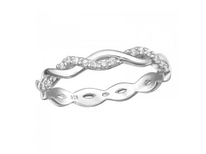 Stříbrný prstýnek MELISA se Zirkony