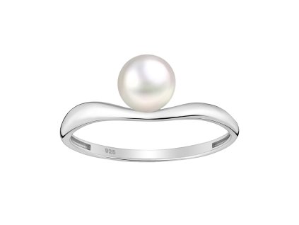 Stříbrný prsten PERLA