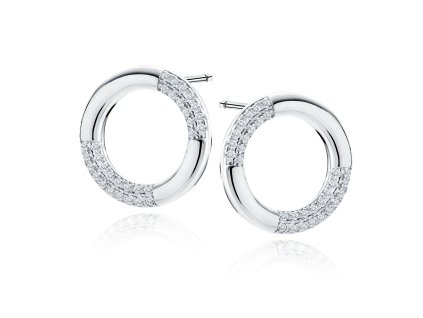 Stříbrné náušnice HALSEY