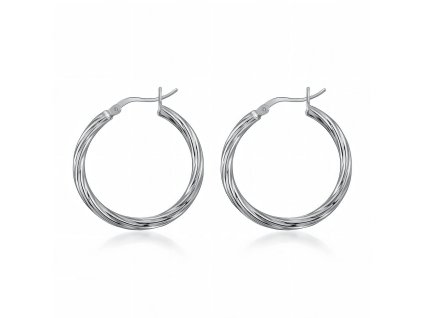 Náušnice kruhy HELEN Silver