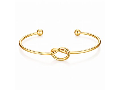 Pevný náramek KNOT Gold