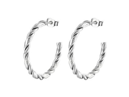 Náušnice kruhy SALLY Silver