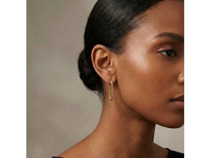 Náušnice SIMPLY OVAL Gold