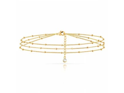 Trojitý náramek SATELLITE Gold