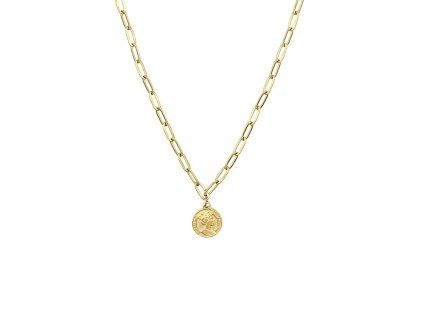 Náhrdelník Chain & Coin Gold
